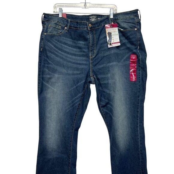 New with tags 24m LEVI STRAUSS SIMPLY Stretch Mid-Rise boot cut - Picture 3 of 10